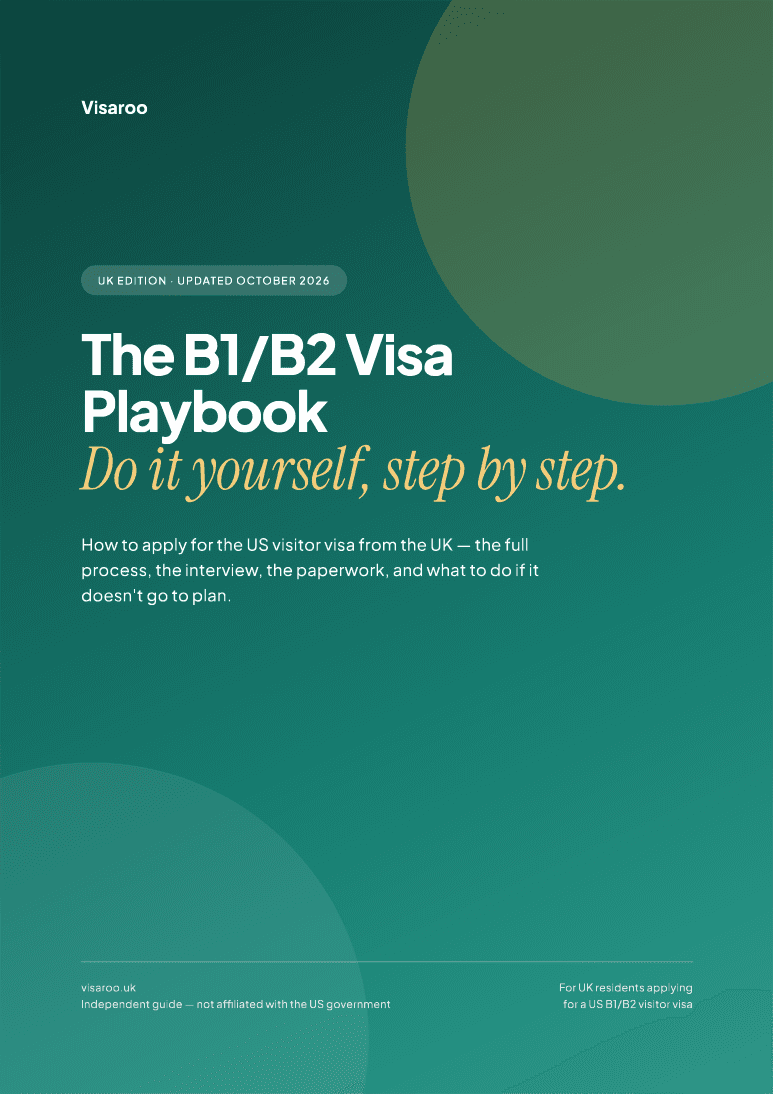 Cover of The B1/B2 Visa Playbook, UK Edition 2026